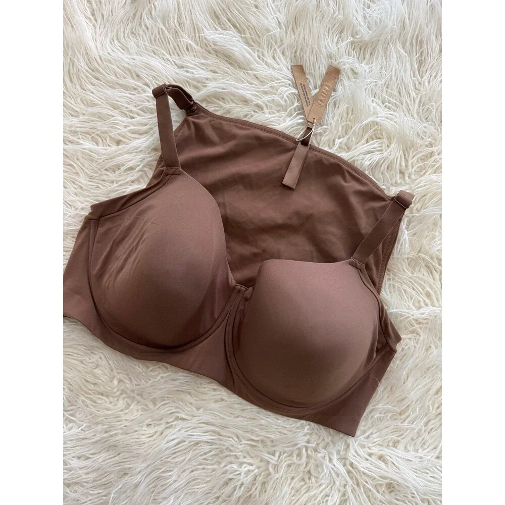 Skims Fits Everybody Back Smoothing Full Coverage Bra Jasper Size 44DDD - Picture 7 of 11
